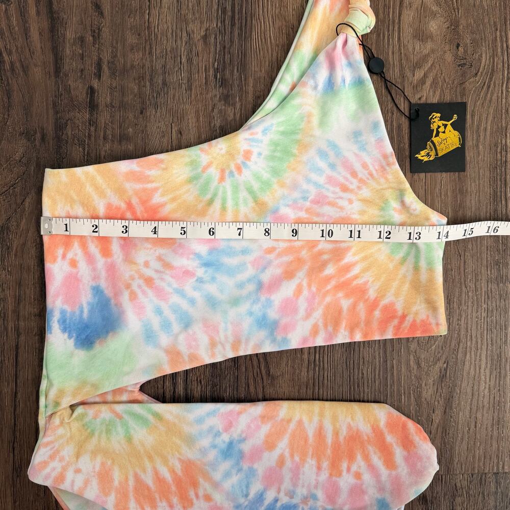 NEW Skatie Nicole One Piece Swimsuit in Oahu Tie Dye Print Size Large - Picture 7 of 11
